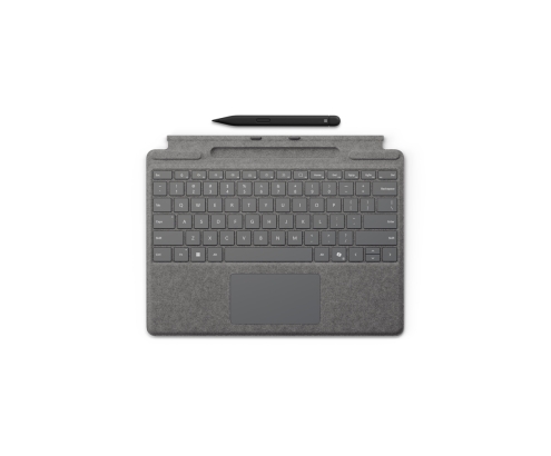 Microsoft Surface Pro + Slim Pen Microsoft Cover port Platino