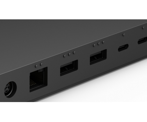 Microsoft Surface Thunderbolt 4 Dock Alámbrico Negro