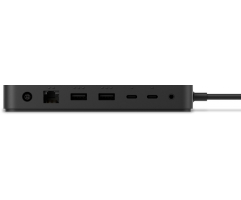 Microsoft Surface Thunderbolt 4 Dock Alámbrico Negro