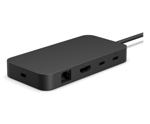 Microsoft Surface USB4 Dock Alámbrico Negro