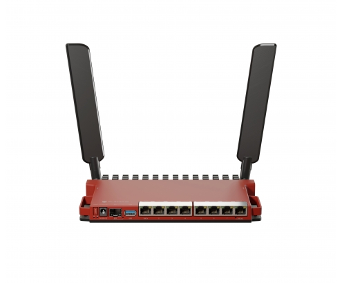 Mikrotik L009UiGS-2HaxD-IN router inalámbrico Gigabit Ethernet Banda única (2,4 GHz) Rojo