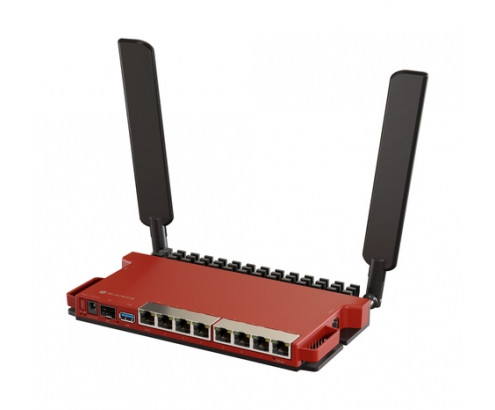 Mikrotik L009UiGS-2HaxD-IN router inalámbrico Gigabit Ethernet Banda única (2,4 GHz) Rojo