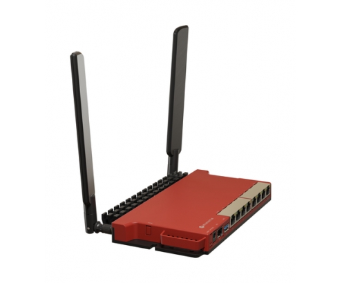 Mikrotik L009UiGS-2HaxD-IN router inalámbrico Gigabit Ethernet Banda única (2,4 GHz) Rojo