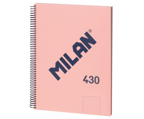 Milan 57141E80B cuaderno y block A4 80 hojas Rosa