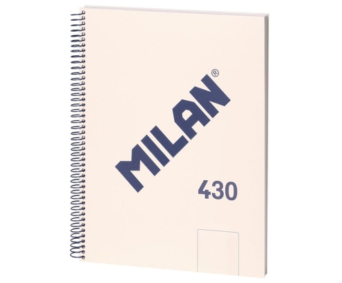 Milan 57141E80BG cuaderno y block A4 80 hojas Beige