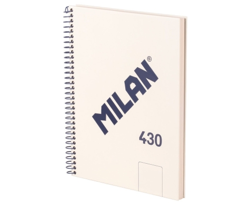 Milan 57151E80BG cuaderno y block A5 80 hojas Beige