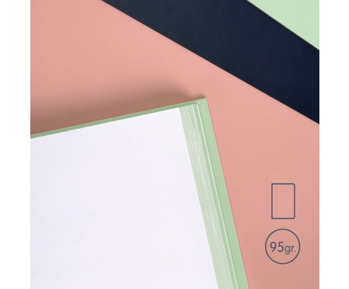 Milan 57151E80BG cuaderno y block A5 80 hojas Beige