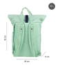 Milan 624302SNCGR mochila City backpack Verde Poliéster