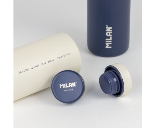 Milan 643020B bidón de agua Uso diario 590 ml Acero inoxidable Marina