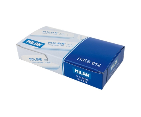 Milan CPM612 goma Plástico Blanco 12 pieza(s)