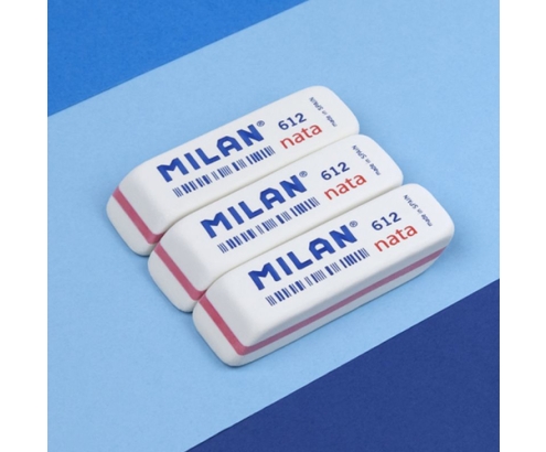Milan CPM612 goma Plástico Blanco 12 pieza(s)
