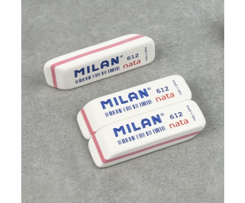 Milan CPM612 goma Plástico Blanco 12 pieza(s)