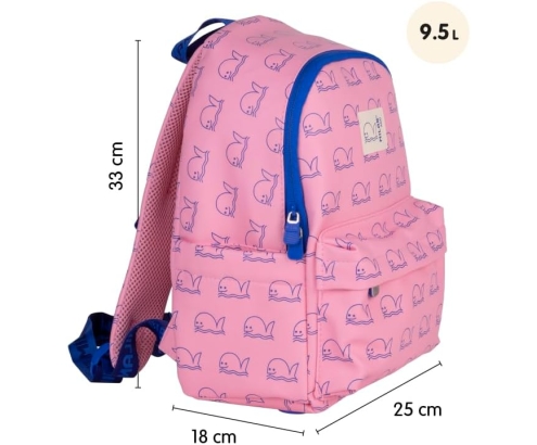 Milan Mochila escolar infantil casual 9.5 l Rosa