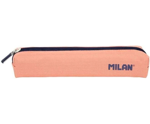 Milan Serie 1918 Estuche Mini Redondo - Tejido Resistente a las Roturas y Rasgaduras - Medidas 20,5x4,5x5cm - Color Rosa