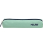 Milan Serie 1918 Estuche Mini Redondo - Tejido Resistente a las Roturas y Rasgaduras - Medidas 20,5x4,5x5cm - Color Verde