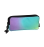 Milan Sunset Estuche Portatodo 3 Compartimentos - Tejido Resistente a las Roturas y Rasgaduras - Medidas 22x11x6.5cm - Color Turquesa