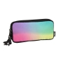 Milan Sunset Estuche Portatodo 3 Compartimentos - Tejido Resistente a las Roturas y Rasgaduras - Medidas 22x11x6.5cm - Modelo Color Negro