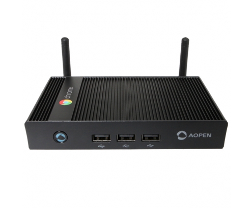 Mini reproductor multimedia Aopen Chromebox grabador de sonido 16gb Wifi Negro 91.MED00.GE10