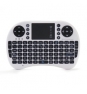 MINI TECLADO INALAMBRICO WIRELESS 2.4GHZ PHOENIX TOUCHPAD MULTIMEDIA  SMART TV / TVBOX / ANDROID TV / COLOR BLANCO Y NEGRO PHTALKKEYBOARD+
