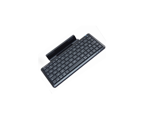 Mini teclado phoenix inalambrico bluetooth keytablet multimedia soporte universal para tablet ipad negro PHKEYTABLET