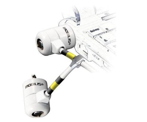 Mobilis 001223 cable antirrobo Blanco 1,8 m