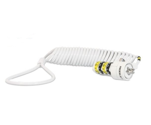 Mobilis 001234 cable antirrobo Blanco 1,8 m
