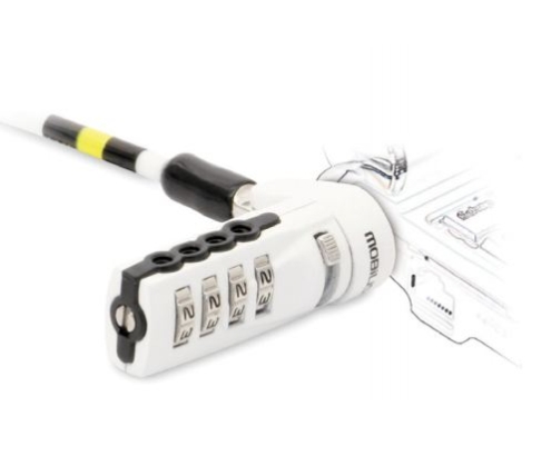 Mobilis 001254 cable antirrobo Blanco 1,8 m