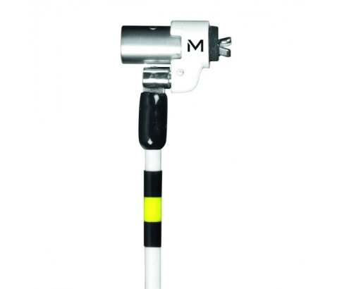 Mobilis 001272 cable antirrobo Negro, Blanco, Amarillo 2 m