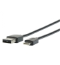 Mobilis 001278 cable USB 1 m USB A USB C Negro