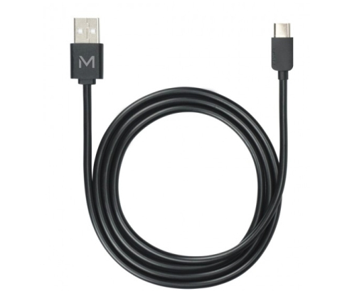 Mobilis 001278 cable USB 1 m USB A USB C Negro