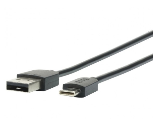Mobilis 001278 cable USB 1 m USB A USB C Negro