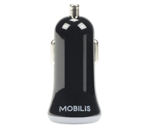 Mobilis 001280 cargador de dispositivo móvil Smartphone, Tableta Negro Encendedor de cigarrillos Auto