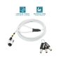 Mobilis 001325 cable antirrobo Blanco 1,8 m