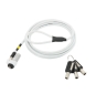 Mobilis 001328 cable antirrobo Blanco 1,8 m