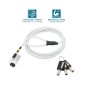 Mobilis 001329 cable antirrobo Blanco 1,8 m