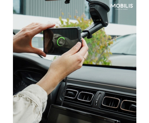Mobilis 020008 soporte Soporte activo para teléfono móvil Teléfono móvil/smartphone Negro