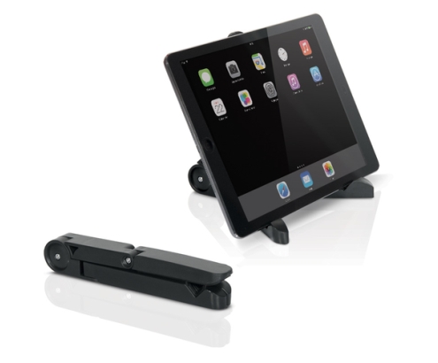 Mobilis Portable Fold-up Stand Soporte pasivo Teléfono móvil/smartphone, Tablet/UMPC Negro