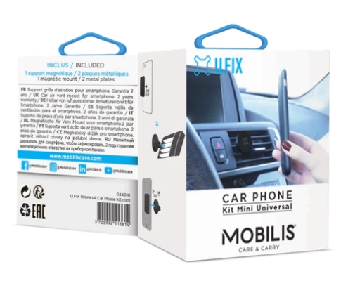 Mobilis U.FIX Soporte pasivo Teléfono móvil/smartphone Negro