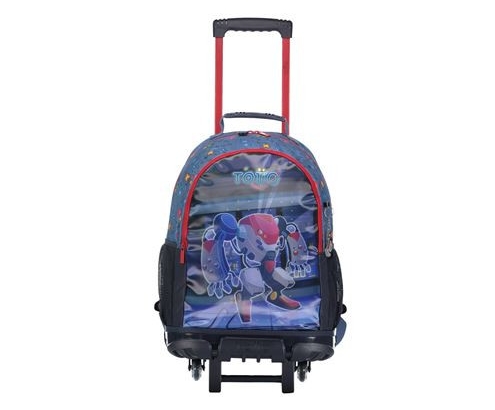 MOCHILA ESCOLAR GRANDE 3 RUEDAS - ATLAS TOTTO MJ03ATA003-2210-2JW