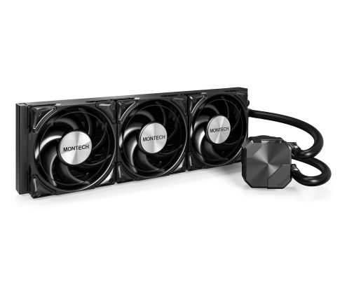 Montech HyperFlow Silent 360 Procesador Sistema de refrigeración líquida todo en uno 12 cm Negro 1 pieza(s)