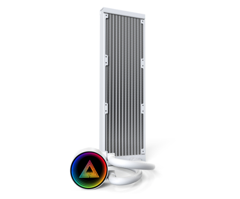 Montech LightFlow ARGB 360 Procesador Sistema de refrigeración líquida todo en uno 12 cm Blanco 1 pieza(s)