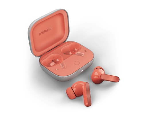 Motorola Moto Buds Auriculares Inalámbrico Dentro de oído Llamadas/Música/Deporte/Uso diario Bluetooth Coral