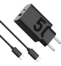 Motorola TurboPower 50W Universal Negro Corriente alterna Carga rápida Interior