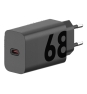 Motorola TurboPower 68W Universal Negro Corriente alterna Carga rápida Interior