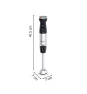 Moulinex DD6718 licuadora Batidora de inmersión 1000 W Negro, Acero inoxidable