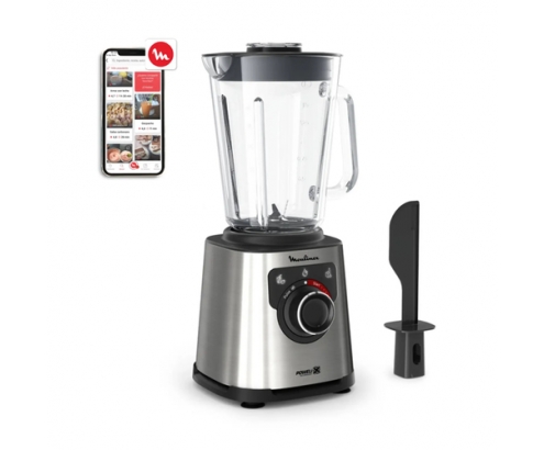 Moulinex LM871 1,5 L Batidora de vaso 1200 W Acero inoxidable, Gris