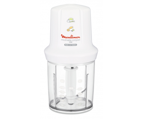 Moulinex Picadora eléctrica de alimentos 0,25 L 270 W Blanco