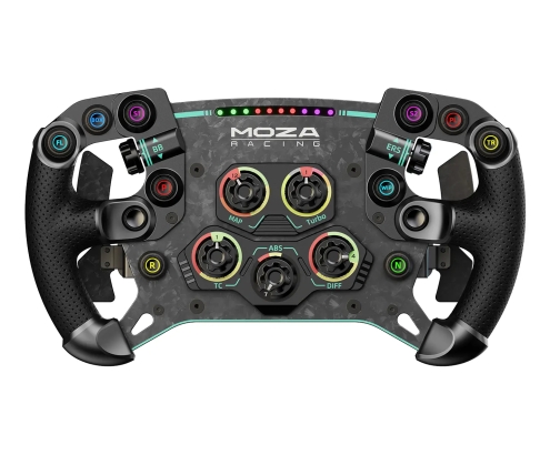Moza Racing RS056 mando y volante Negro