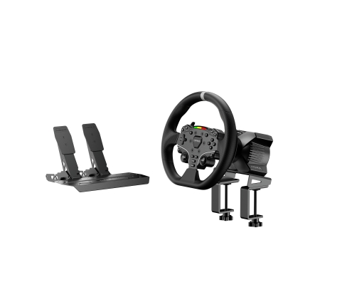 Moza Racing RS074 mando y volante Negro Bluetooth/USB Volante + Pedales Digital PC
