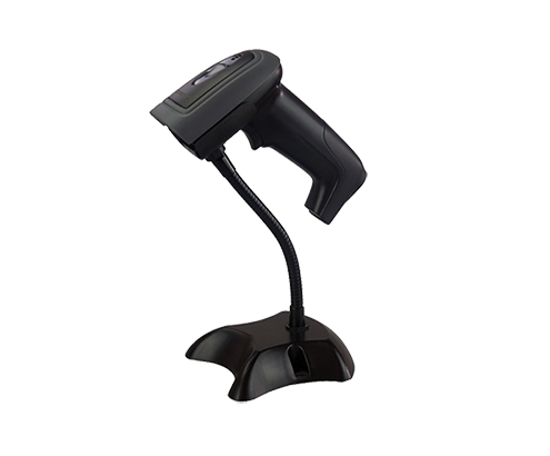 MS3-2D, Lector laser 2D, USB, Negro, con stand